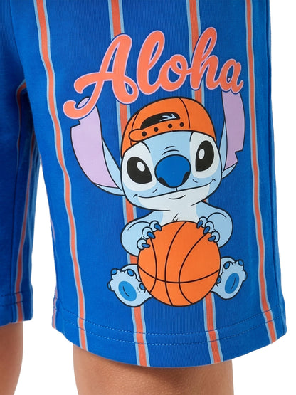 Dsiney Kidz - Character Blue Disney Lilo & Stitch Short Pyjamas image 6