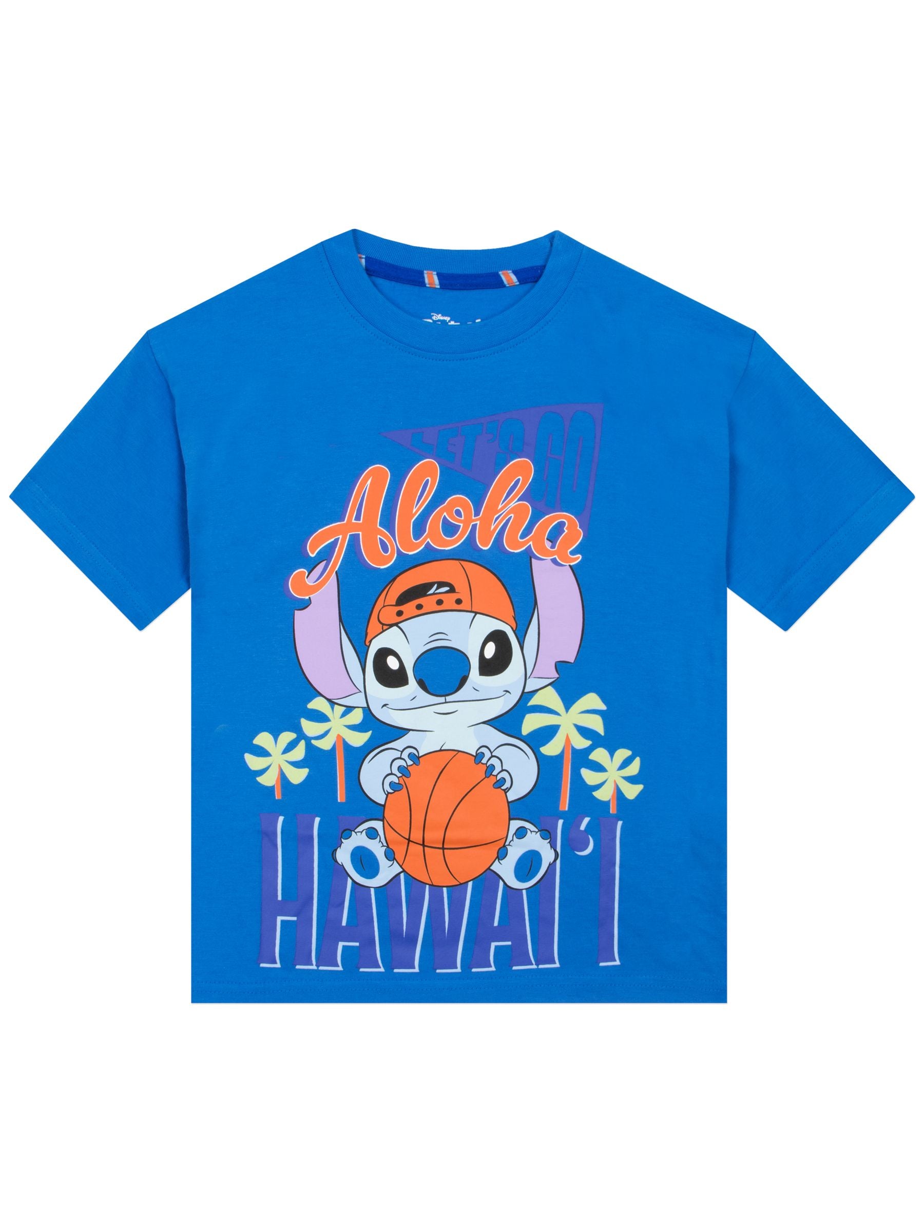 Dsiney Kidz - Character Blue Disney Lilo & Stitch Short Pyjamas image 7