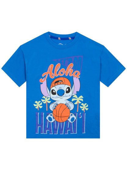 Dsiney Kidz - Character Blue Disney Lilo & Stitch Short Pyjamas image 7