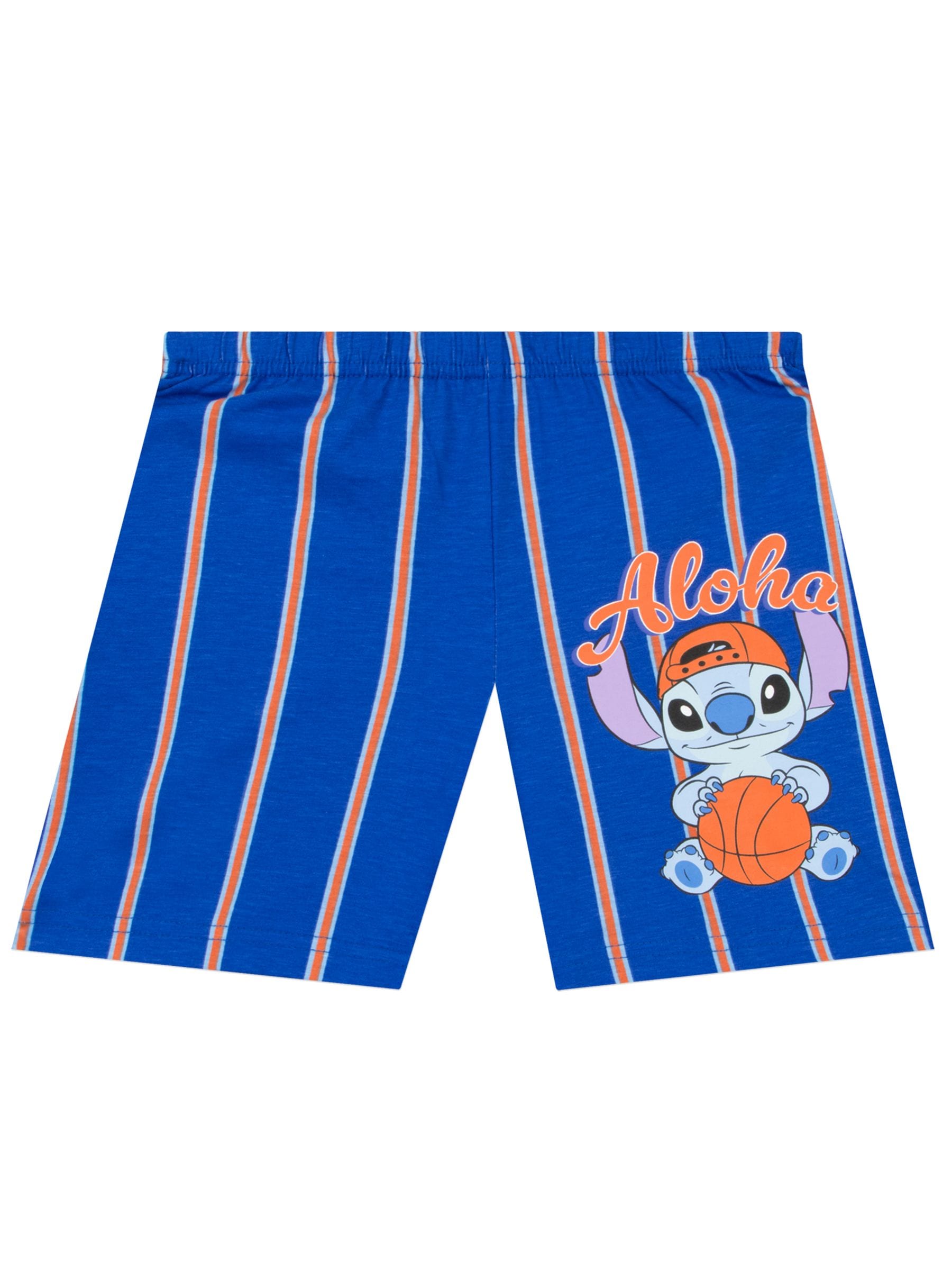 Dsiney Kidz - Character Blue Disney Lilo & Stitch Short Pyjamas image 8