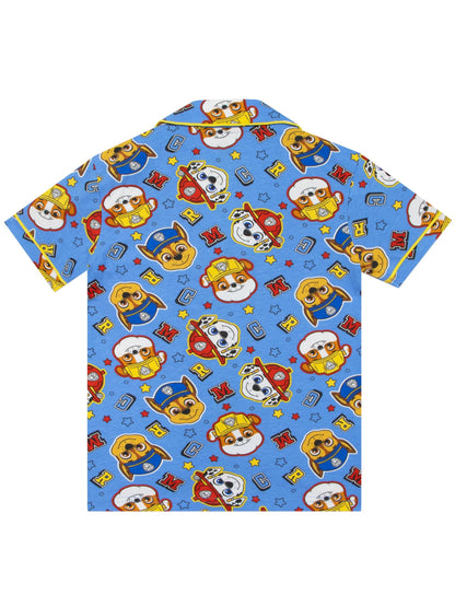 Dsiney Kidz - Character Blue PAW Patrol Short Button Up Pyjamas Marshall Chase And Rubble image 7