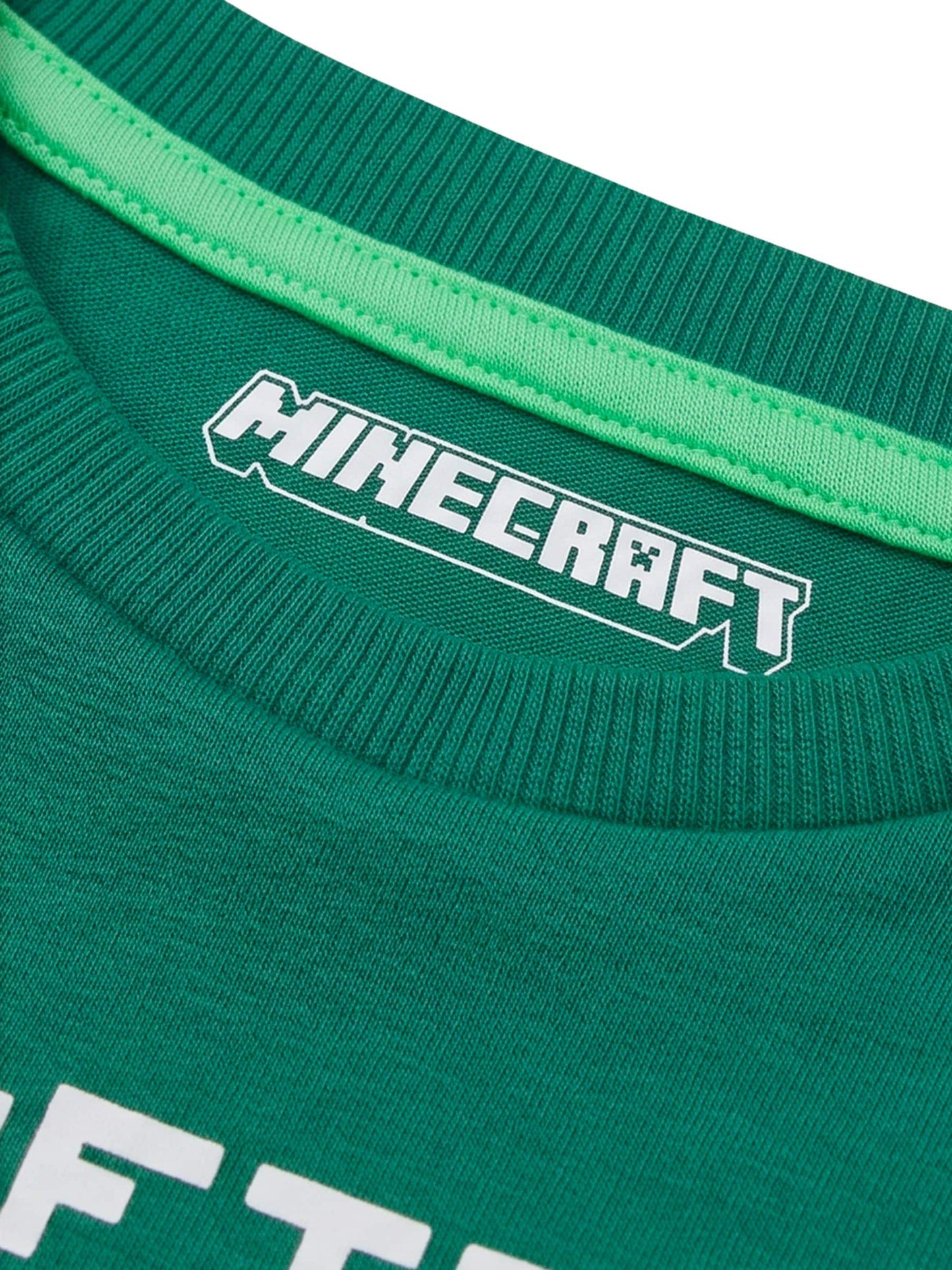 Dsiney Kidz - Character Green Minecraft Creeper Short Pyjamas image 5