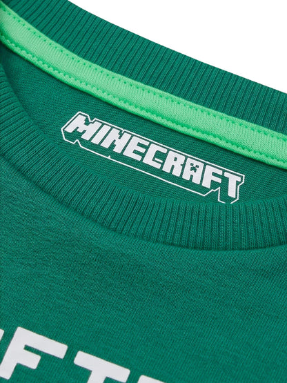 Dsiney Kidz - Character Green Minecraft Creeper Short Pyjamas image 5