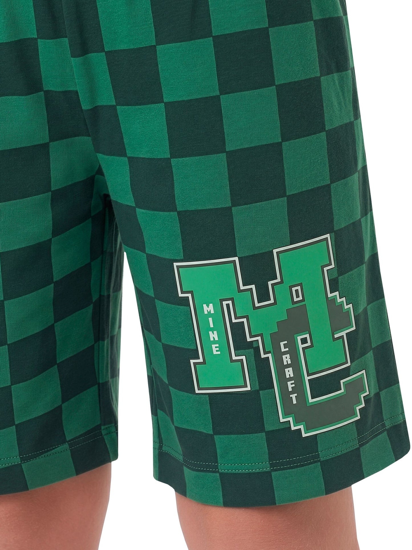 Dsiney Kidz - Character Green Minecraft Creeper Short Pyjamas image 8