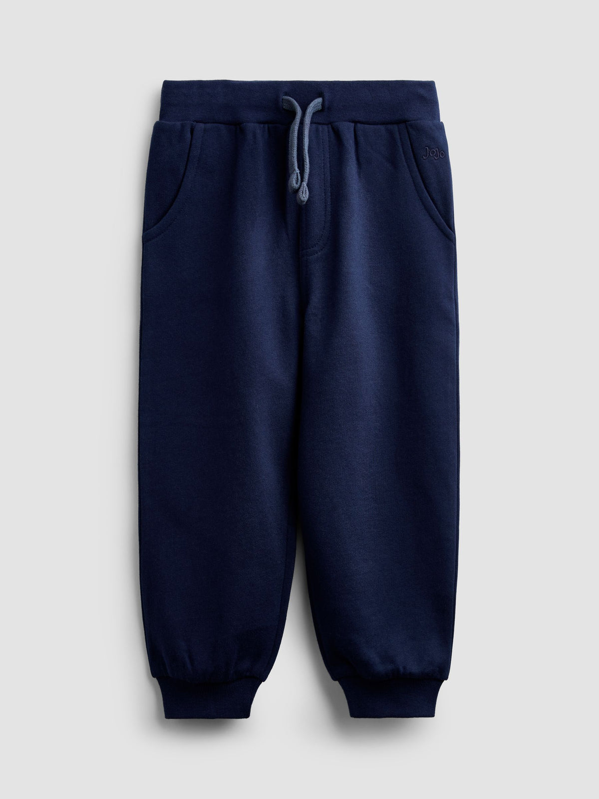 JoJo Maman Bébé White Blue & Navy 3-Pack Joggers - image 2