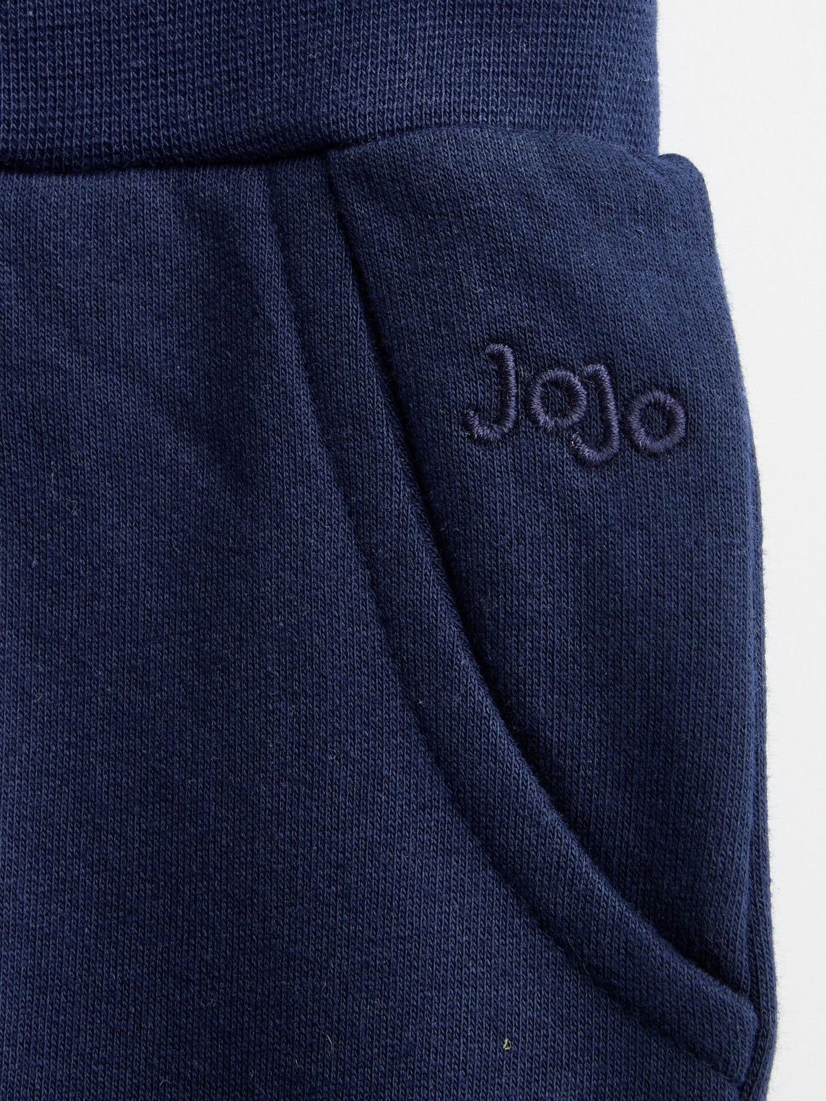 JoJo Maman Bébé White Blue & Navy 3-Pack Joggers - image 8
