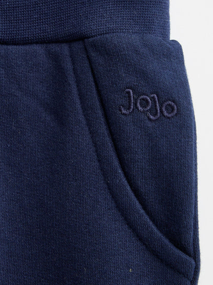 JoJo Maman Bébé White Blue & Navy 3-Pack Joggers - image 8