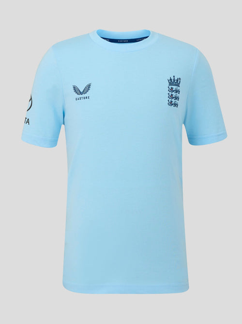 Castore Blue England Cricket Off Pitch T-Shirt image 1
