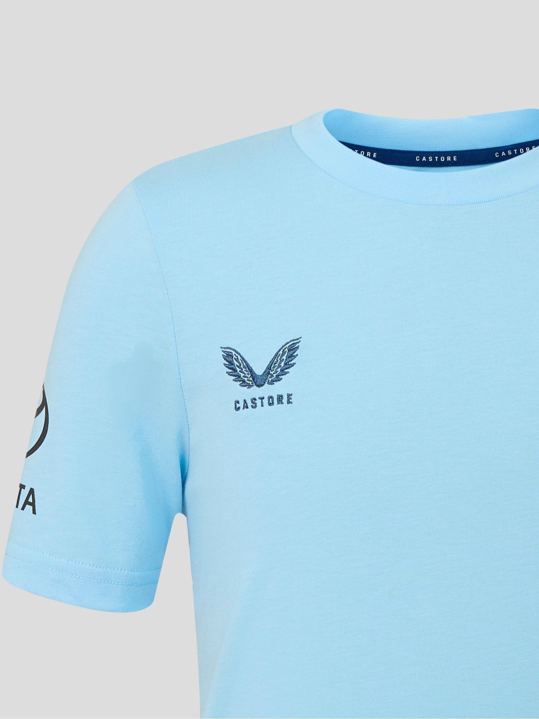 Castore Blue England Cricket Off Pitch T-Shirt image 4