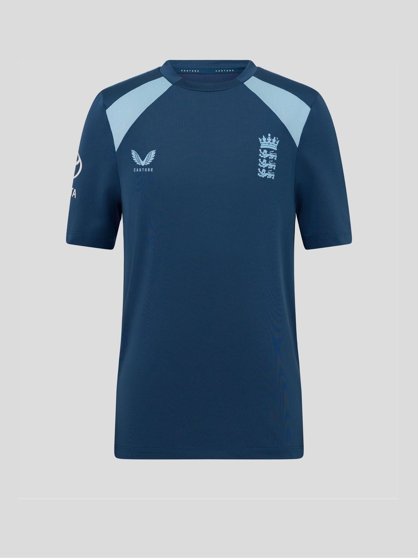 Castore Blue England Cricket Performance Short Sleeve T-Shirt image 1