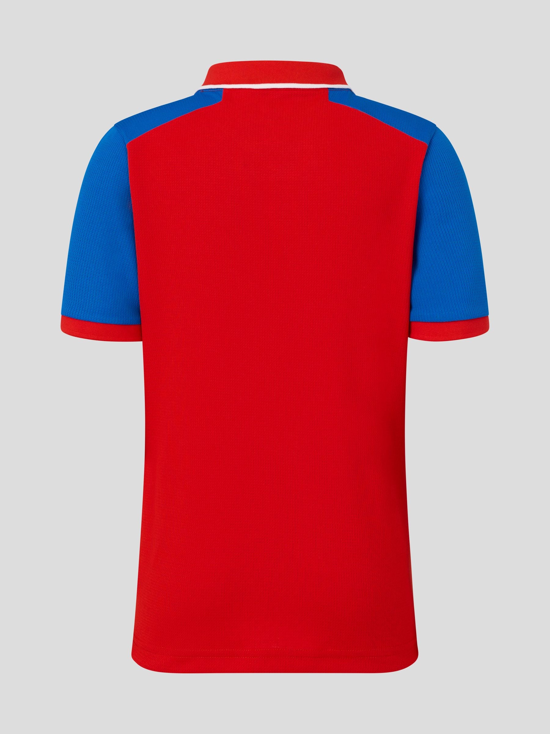 Castore Red England Cricket T20 Replica Short Sleeve Shirt image 2