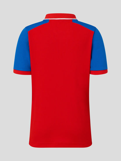 Castore Red England Cricket T20 Replica Short Sleeve Shirt image 2