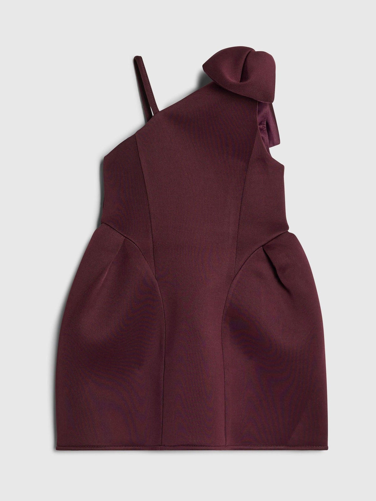 River Island Red Asymmetric Bow Scuba Dress - image 2