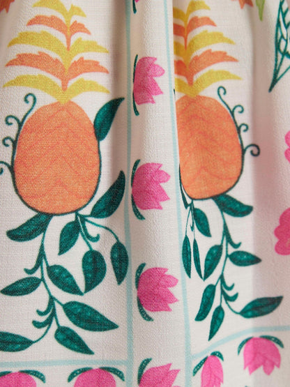 River Island Pink Satin Parrot Shirt Dress image 3