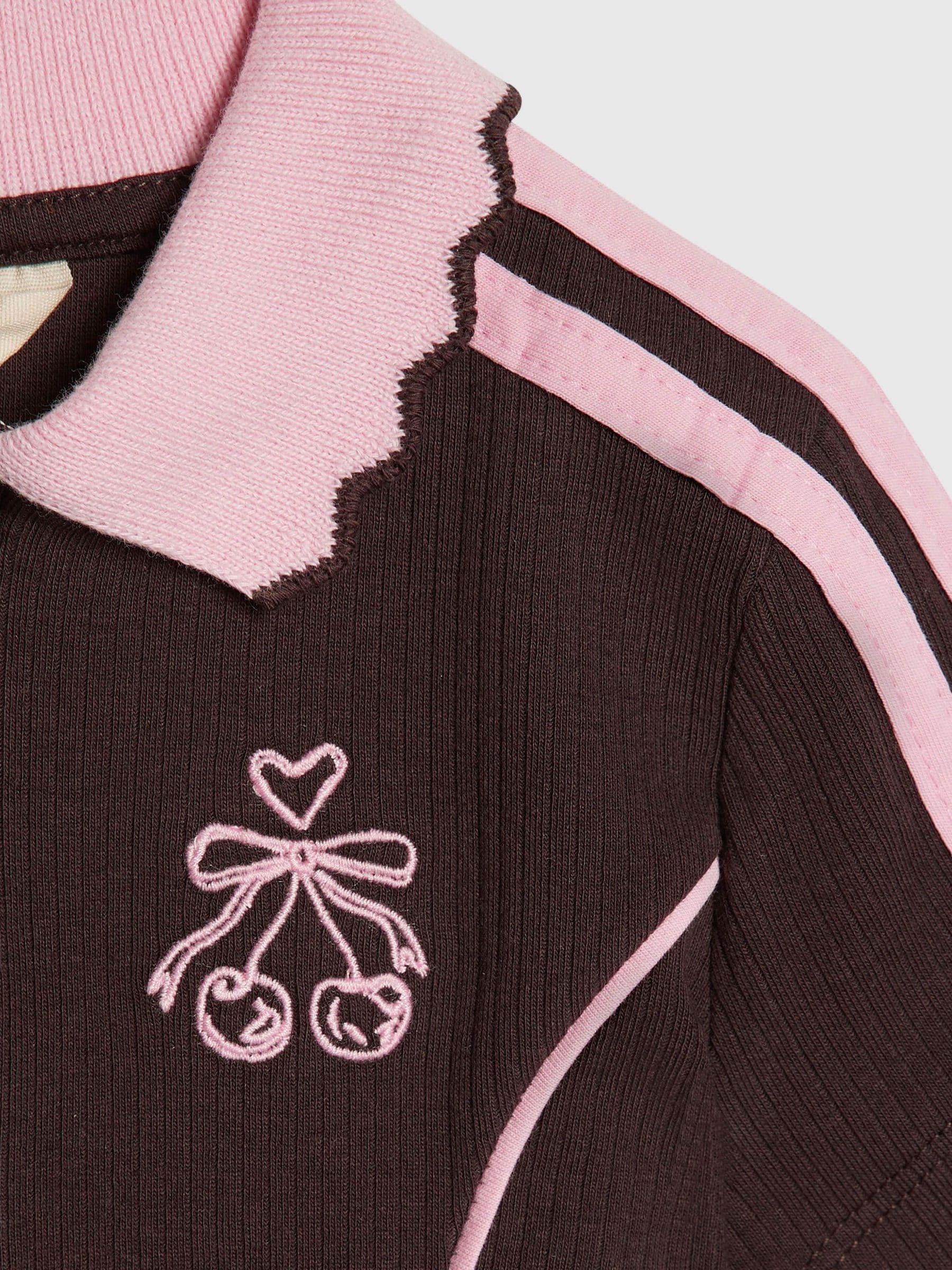 Dsiney Kidz - River Island Brown Rib Polo Dress image 3