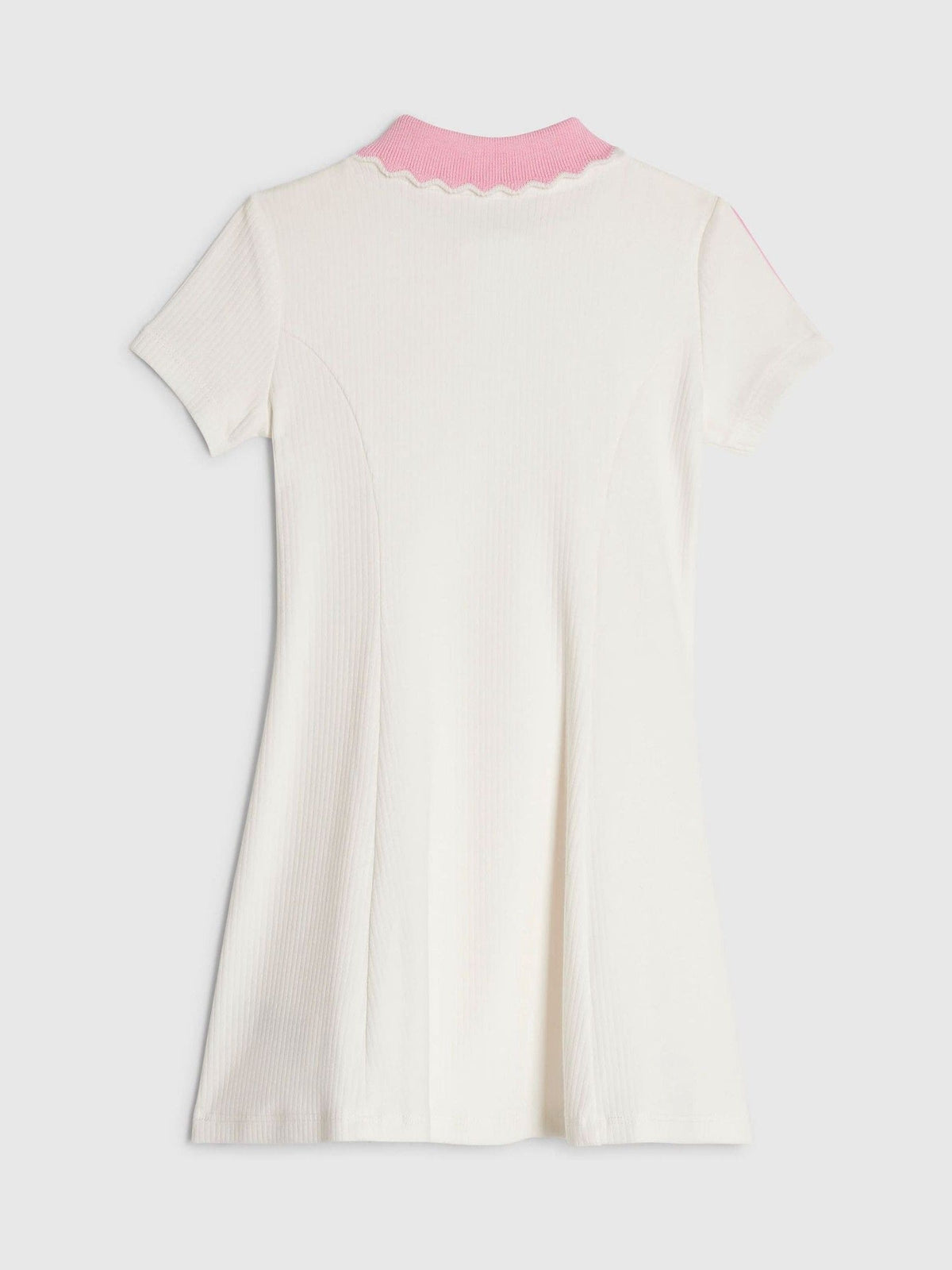Dsiney Kidz - River Island Cream Rib Polo Dress image 2