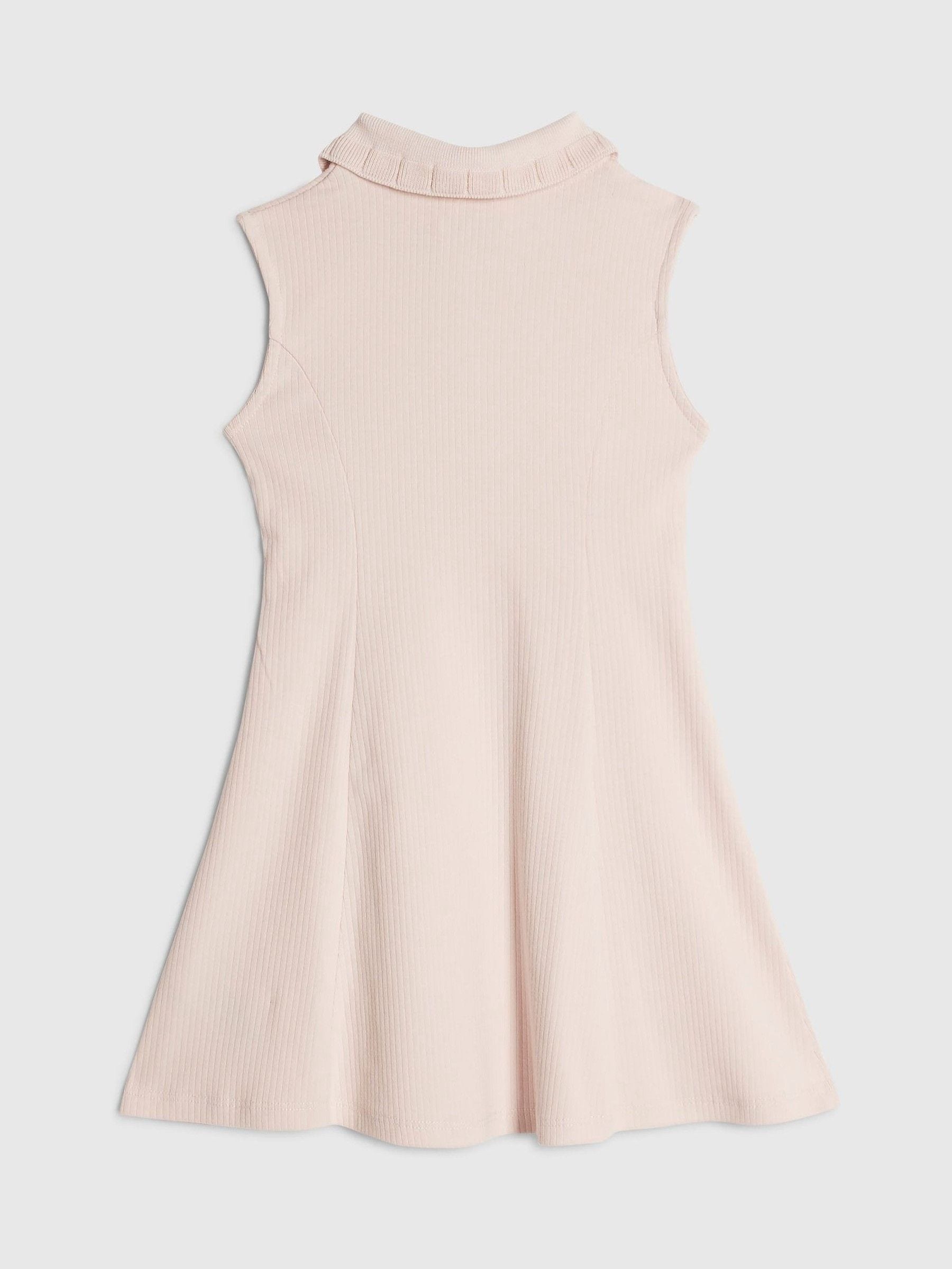 Dsiney Kidz - River Island Pink Satin Bow Polo Dress image 2