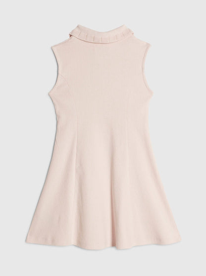 Dsiney Kidz - River Island Pink Satin Bow Polo Dress image 2