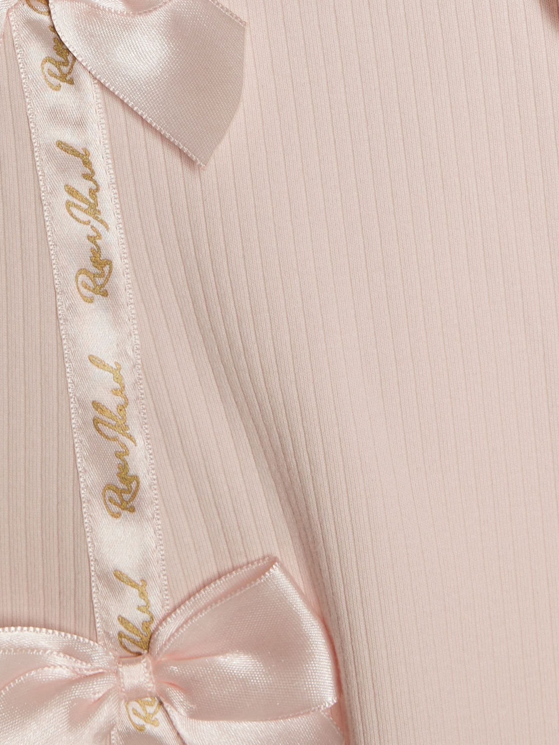 Dsiney Kidz - River Island Pink Satin Bow Polo Dress image 4