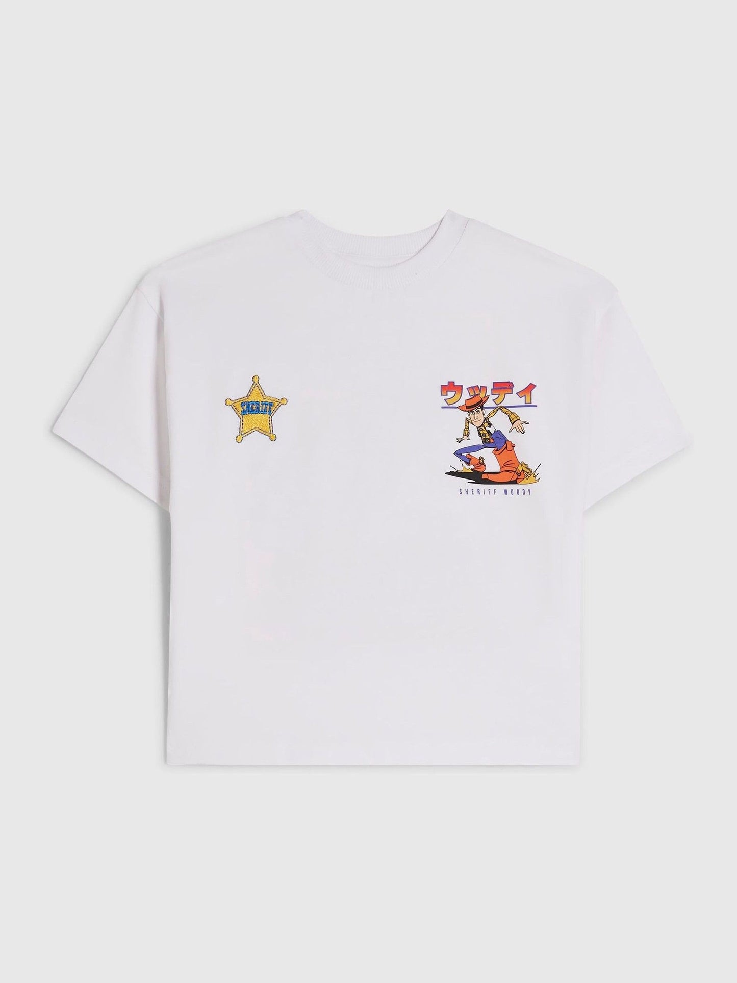 Dsiney Kidz - River Island White Regular Fit Woody Toy Story T-Shirt image 2