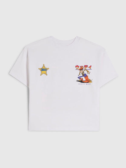 Dsiney Kidz - River Island White Regular Fit Woody Toy Story T-Shirt image 2