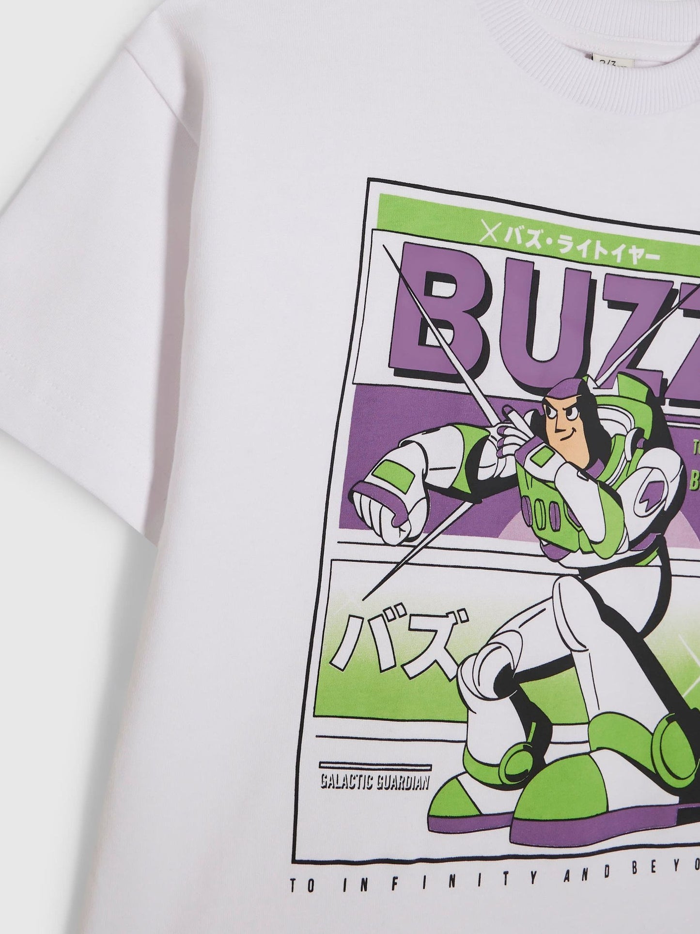 Dsiney Kidz - River Island White Regular Fit Buzz Toy Story T-Shirt image 3