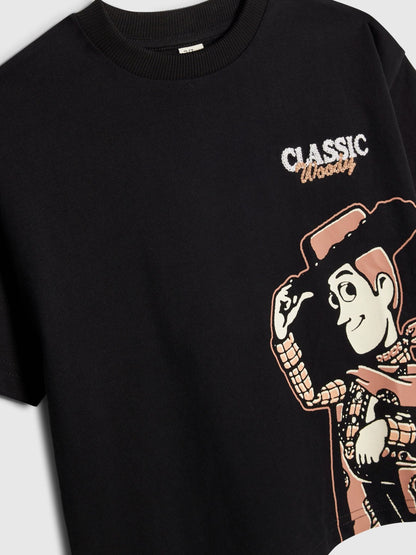 Dsiney Kidz - River Island Black Regular Fit Woody Toy Story T-Shirt image 4