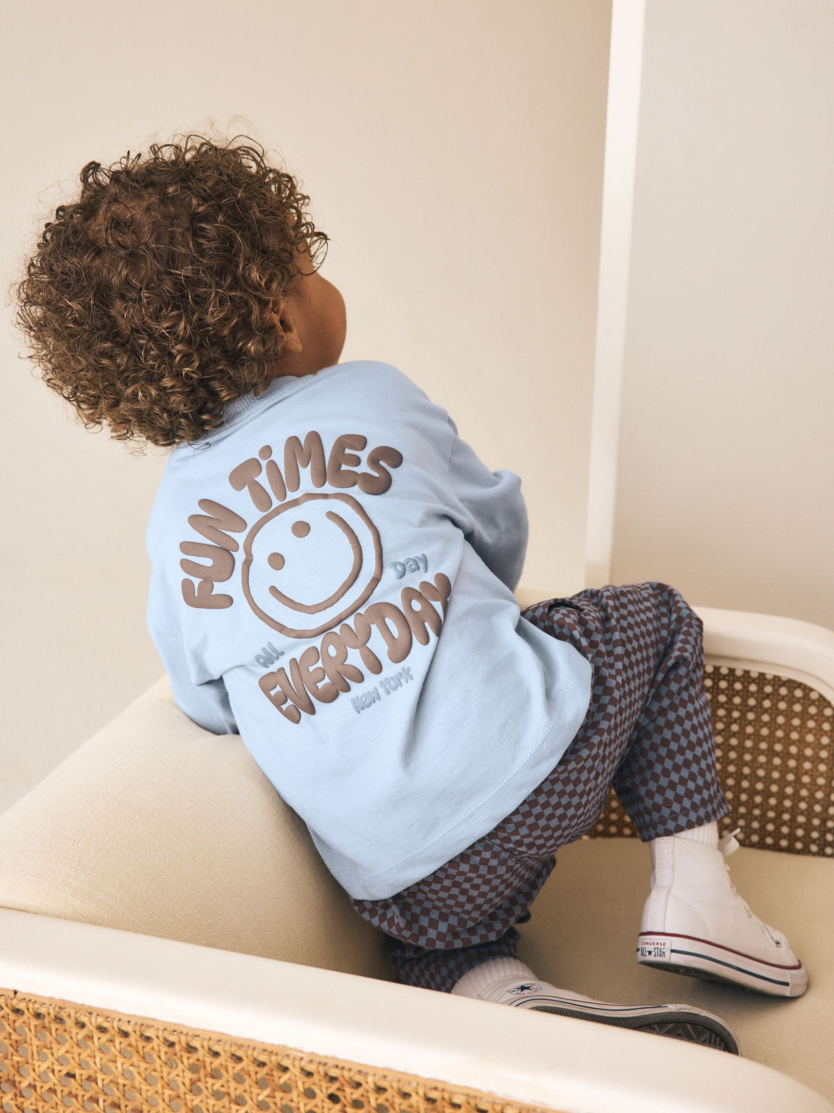 Blue Long Sleeve Top and Trousers Set (3mths-7yrs) - image 3
