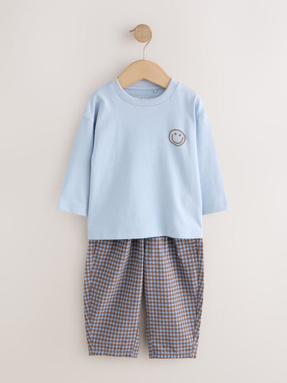 Blue Long Sleeve Top and Trousers Set (3mths-7yrs) - image 5