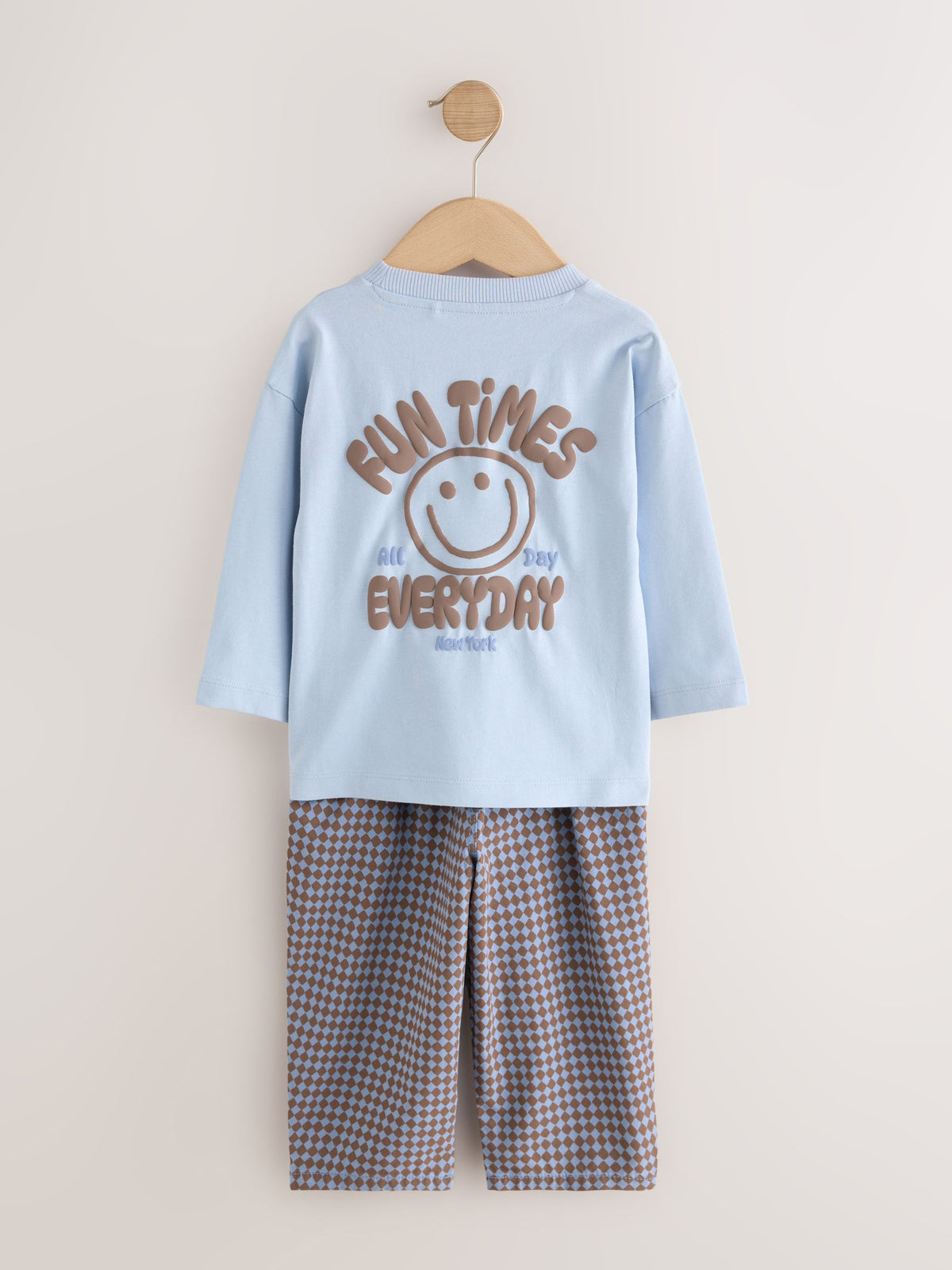 Blue Long Sleeve Top and Trousers Set (3mths-7yrs) - image 7