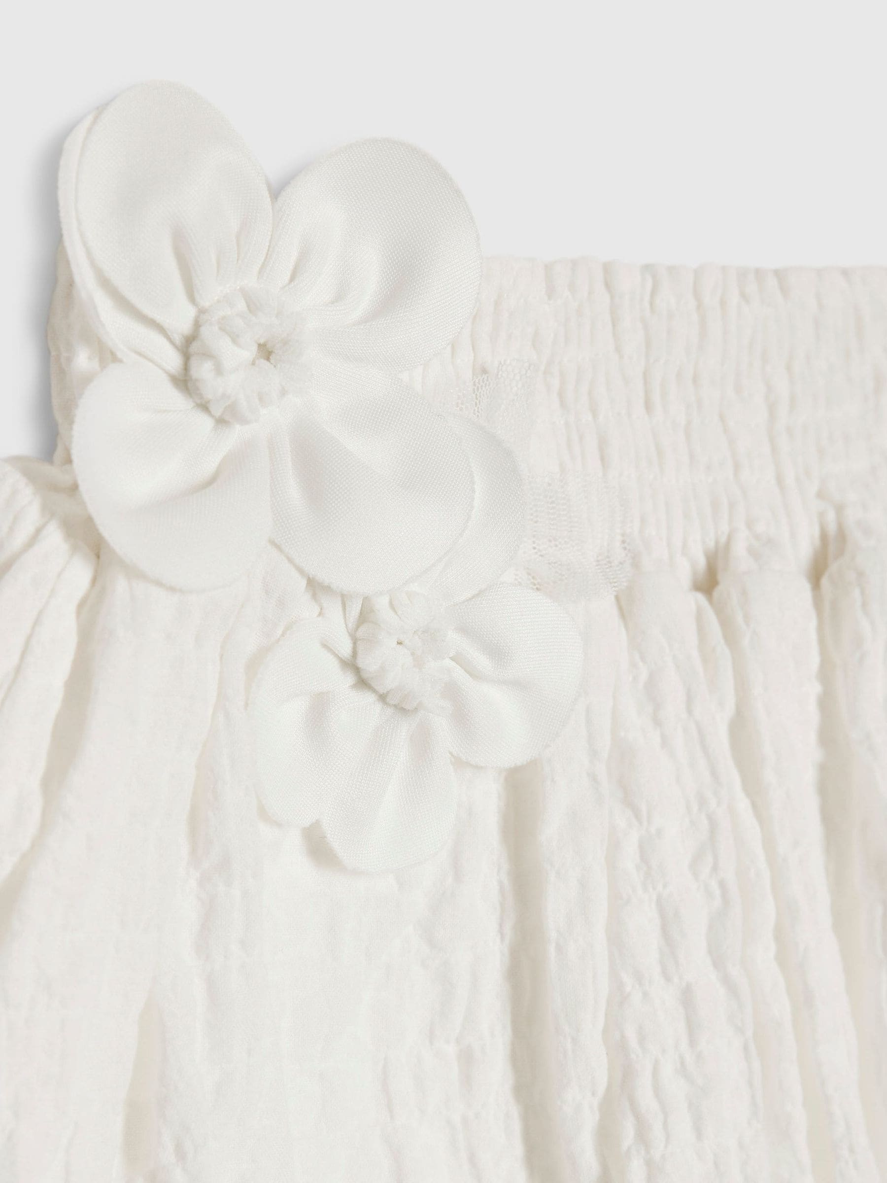 Dsiney Kidz - River Island White Frill Sleeve T-Shirt & Skirt Set image 2