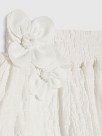 Dsiney Kidz - River Island White Frill Sleeve T-Shirt & Skirt Set image 2