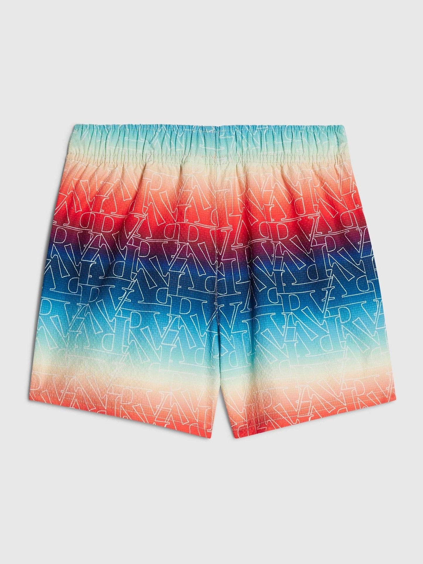 River Island Orange Ombre Monogram Swim Shorts image 2