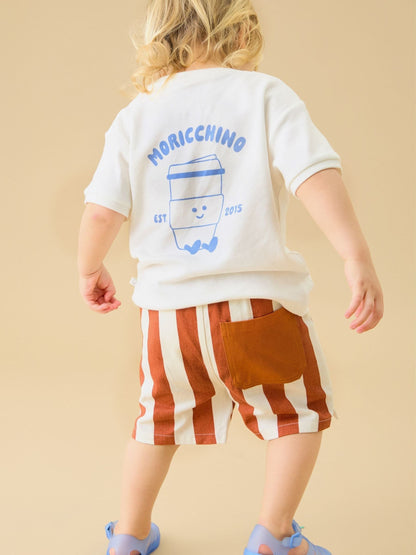 Dsiney Kidz - MORI Cream Brunch Club MORIccino Oversized Cotton T-Shirt image 3