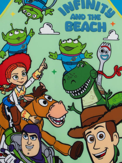 Character Green Disney Toy Story Swimsuit Woody, Buzz Lightyear, Jessie image 4