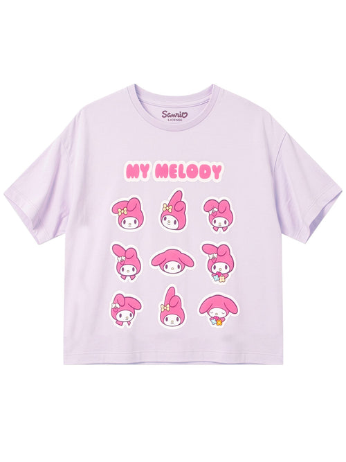 Character Purple Hello Kitty T-Shirt My Melody image 1