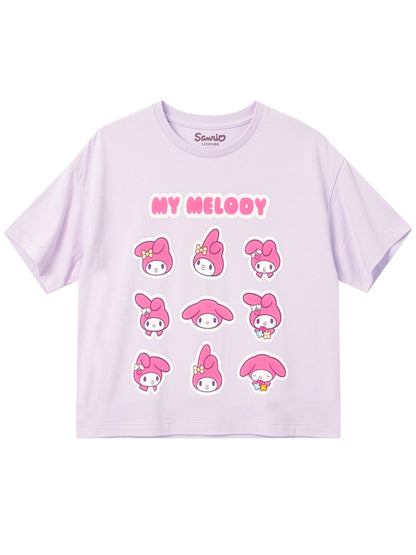 Character Purple Hello Kitty T-Shirt My Melody image 1