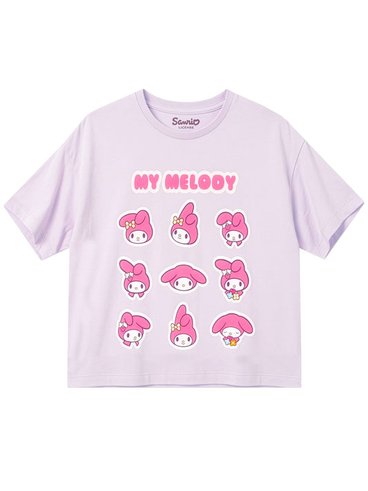 Character Purple Hello Kitty T-Shirt My Melody image 1