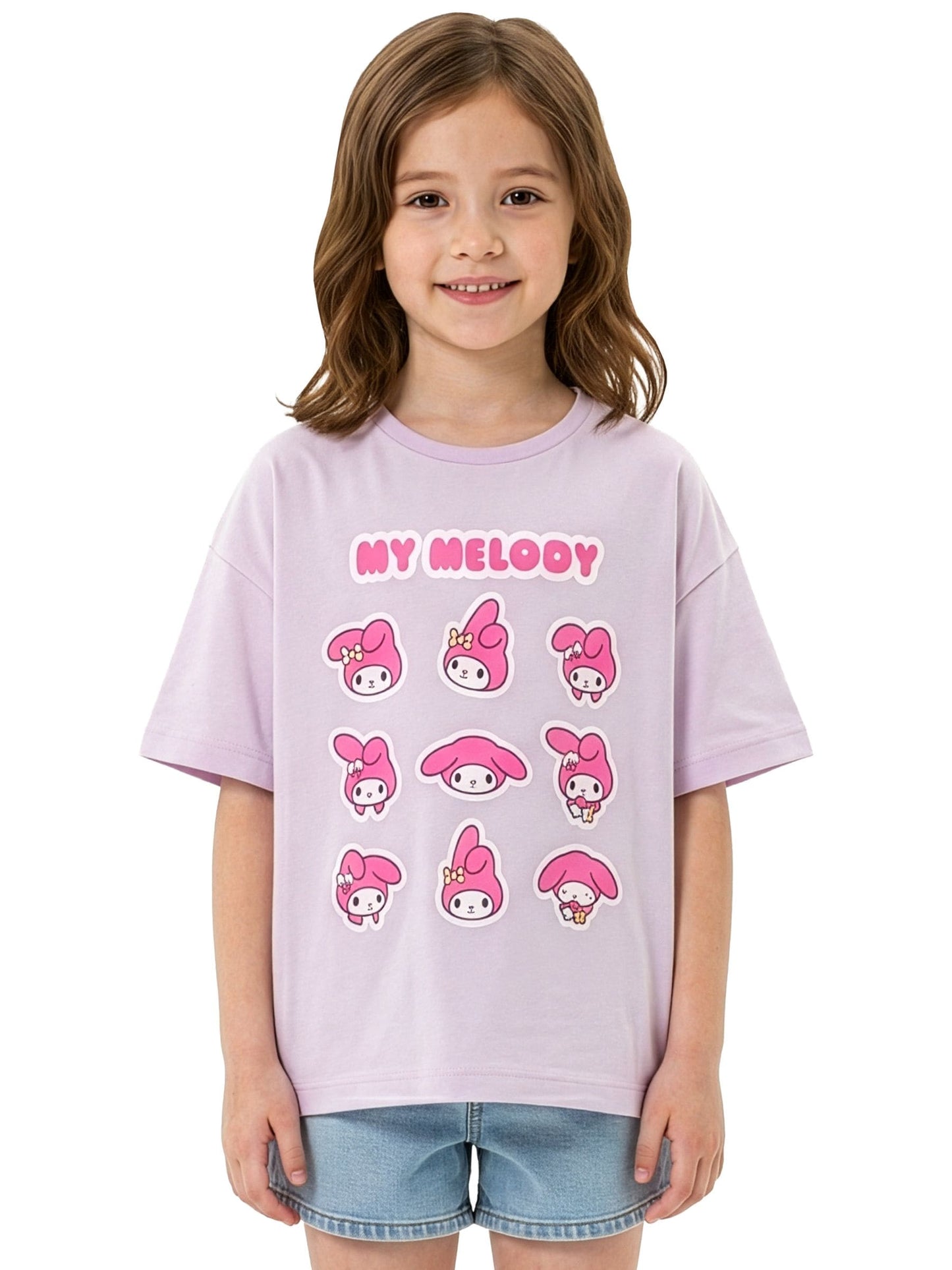 Character Purple Hello Kitty T-Shirt My Melody image 6