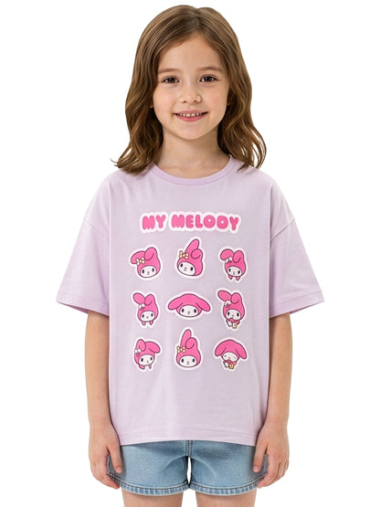 Character Purple Hello Kitty T-Shirt My Melody image 6