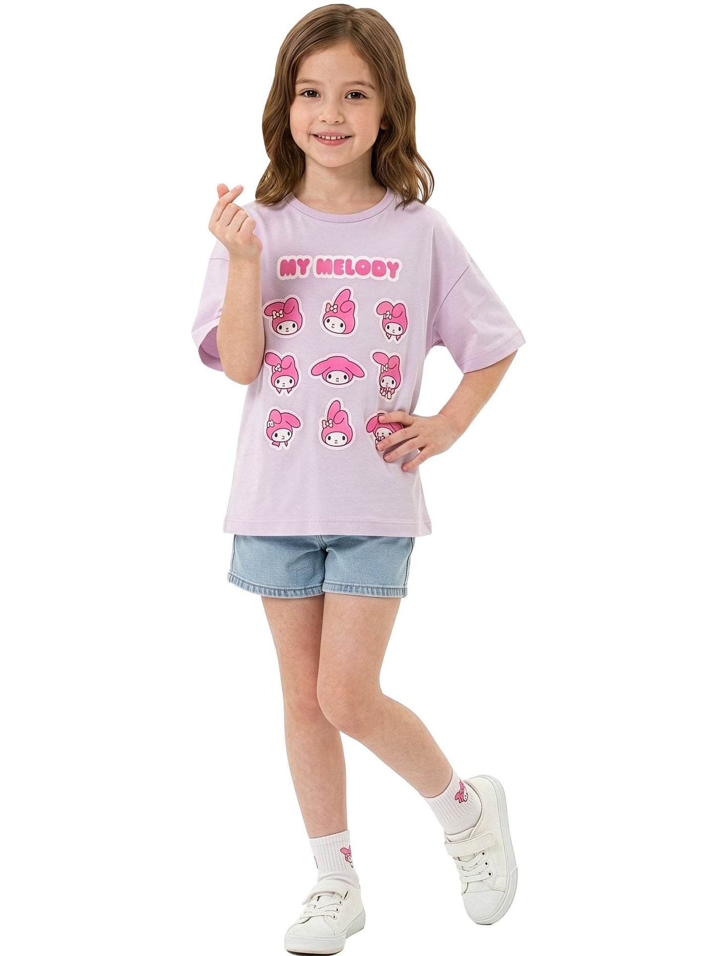 Character Purple Hello Kitty T-Shirt My Melody image 8