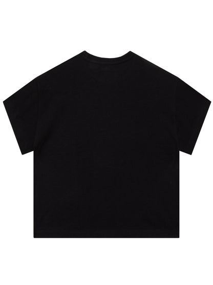 Character Black Hello Kitty Kuromi T-Shirt image 2