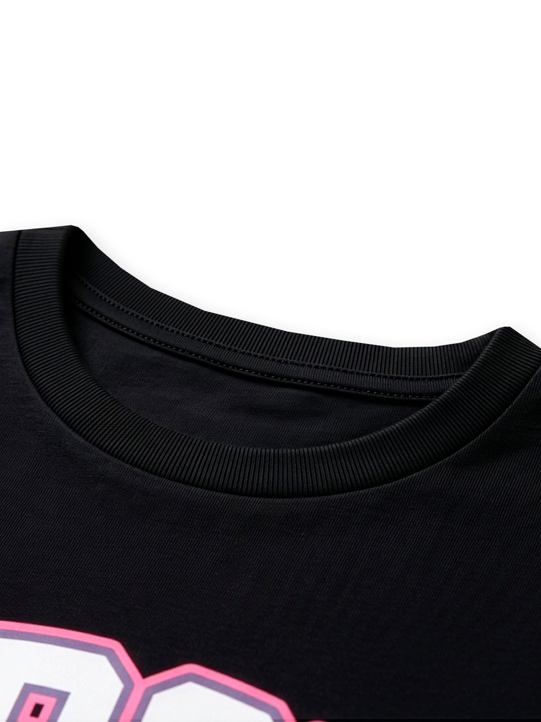 Character Black Hello Kitty Kuromi T-Shirt image 4