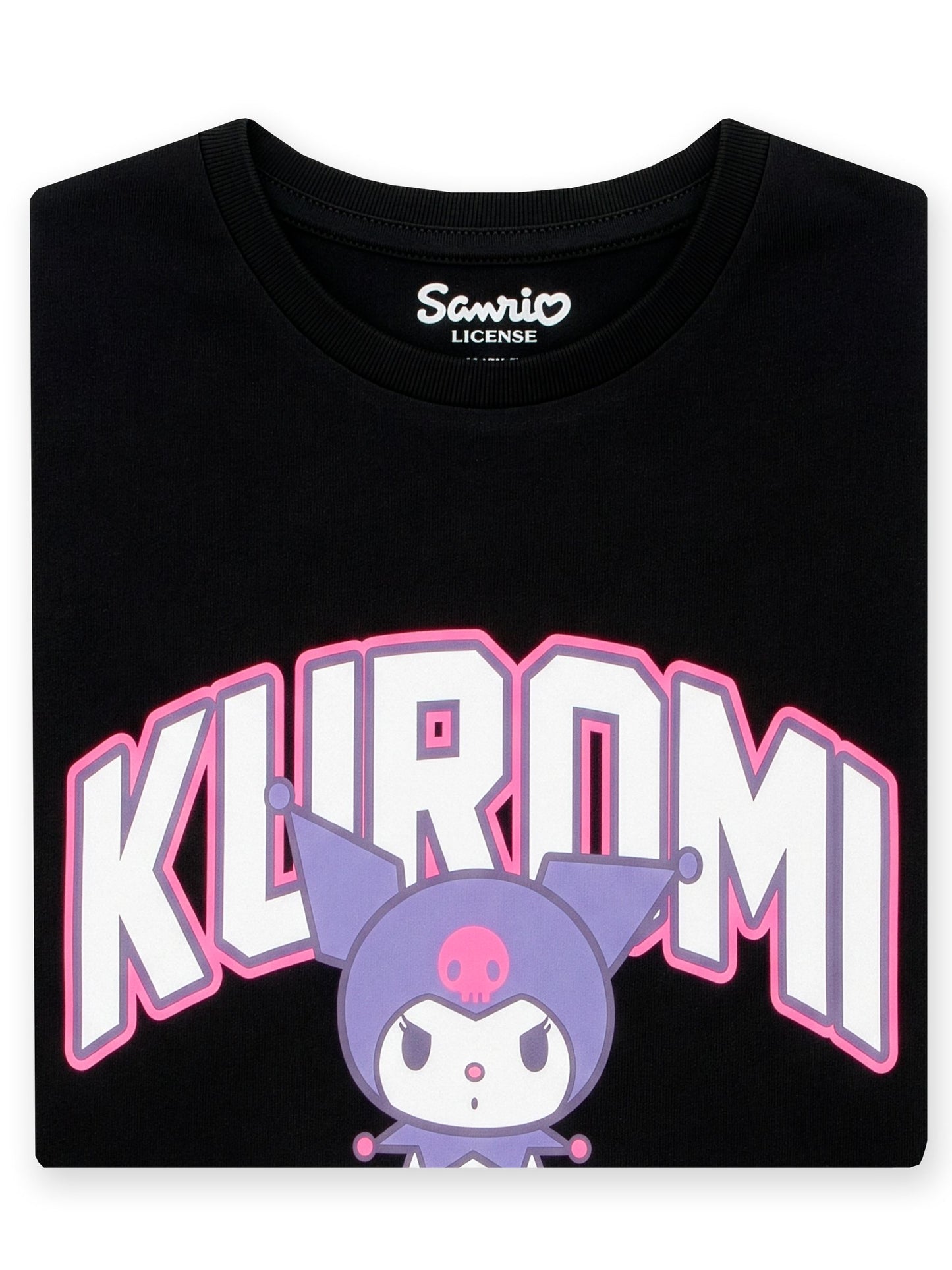Character Black Hello Kitty Kuromi T-Shirt image 5