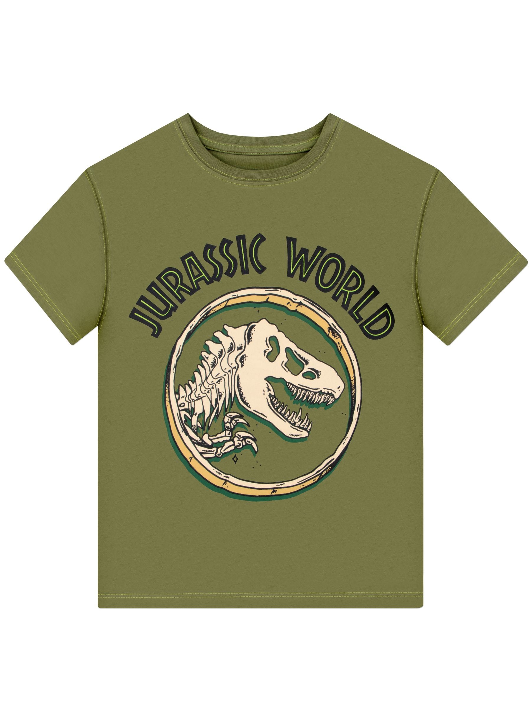 Dsiney Kidz - Character Green Jurassic World T-Rex T-Shirt image 2