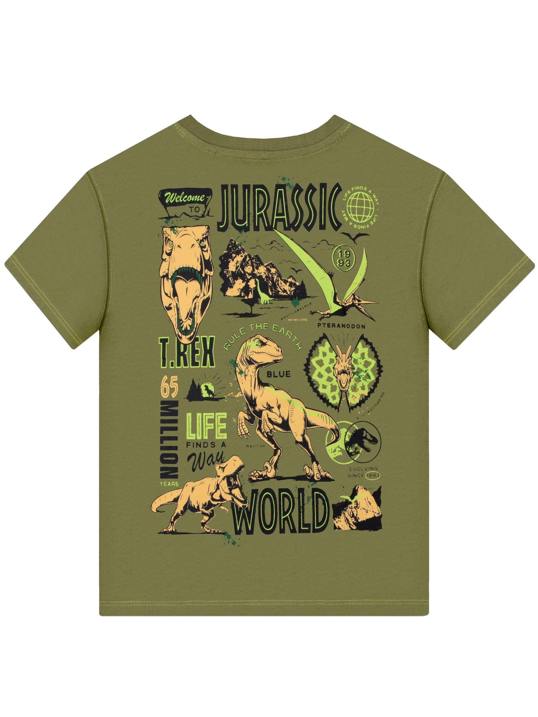 Dsiney Kidz - Character Green Jurassic World T-Rex T-Shirt image 3