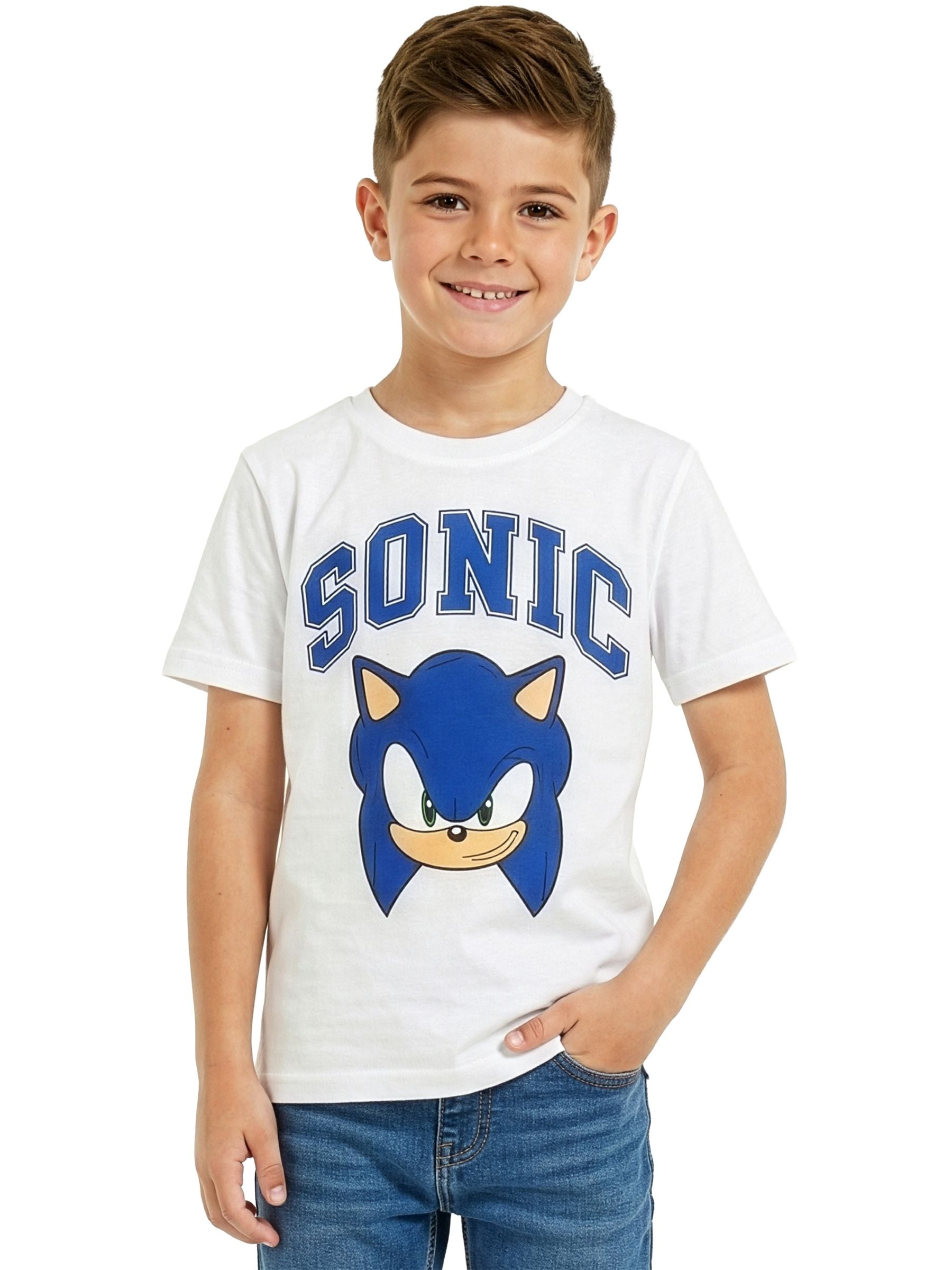 Character White Sonic The Hedgehog T-Shirt image 4