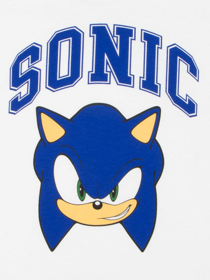 Character White Sonic The Hedgehog T-Shirt image 7
