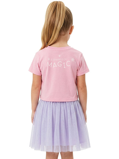 Character Purple Disney Frozen T-Shirt And Skirt Set image 3