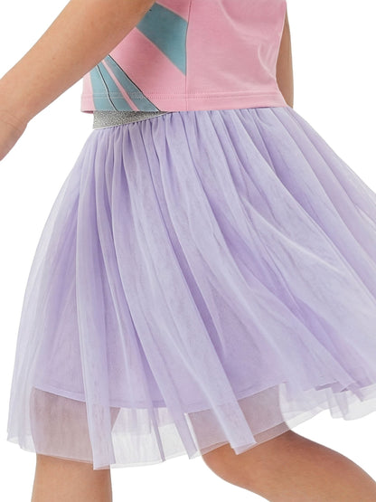 Character Purple Disney Frozen T-Shirt And Skirt Set image 6